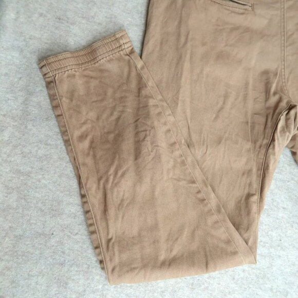 Charles and a Half Khaki Jogger Pants Tan Stretch Drawstring 36x30 Men's Medium - Picture 9 of 12